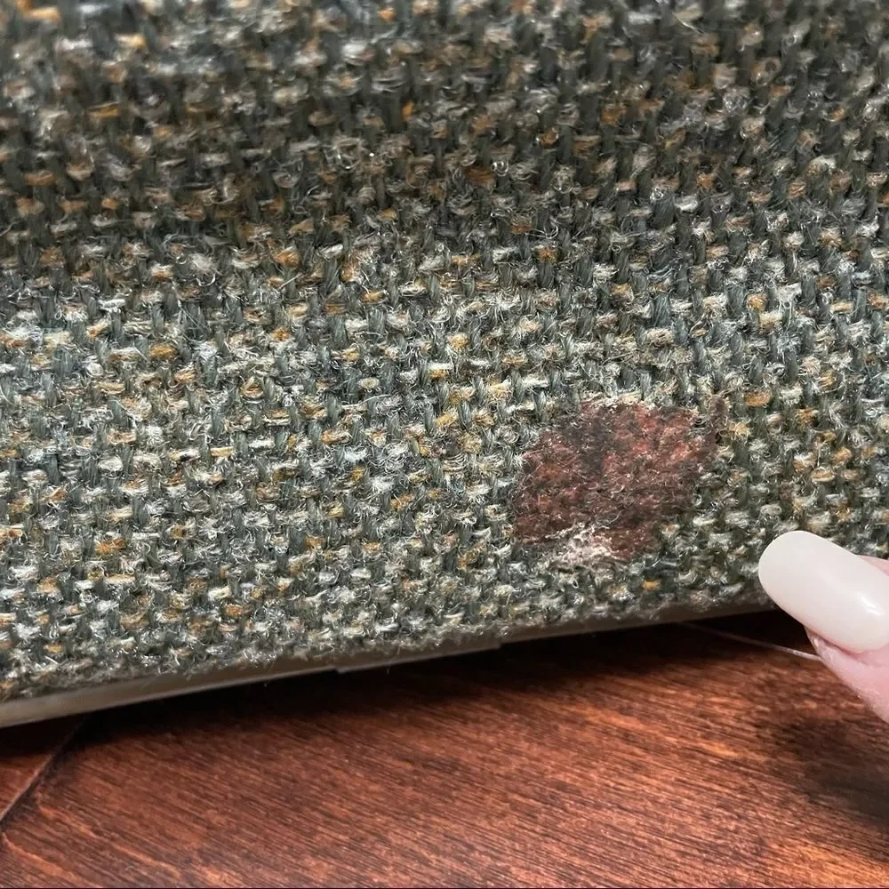 Vintage Jordache Tweed Beige Tan Weekend Carry On Overnight Bag